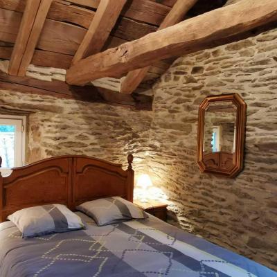 Chambre parentale du gite Castagnere en Cévennes