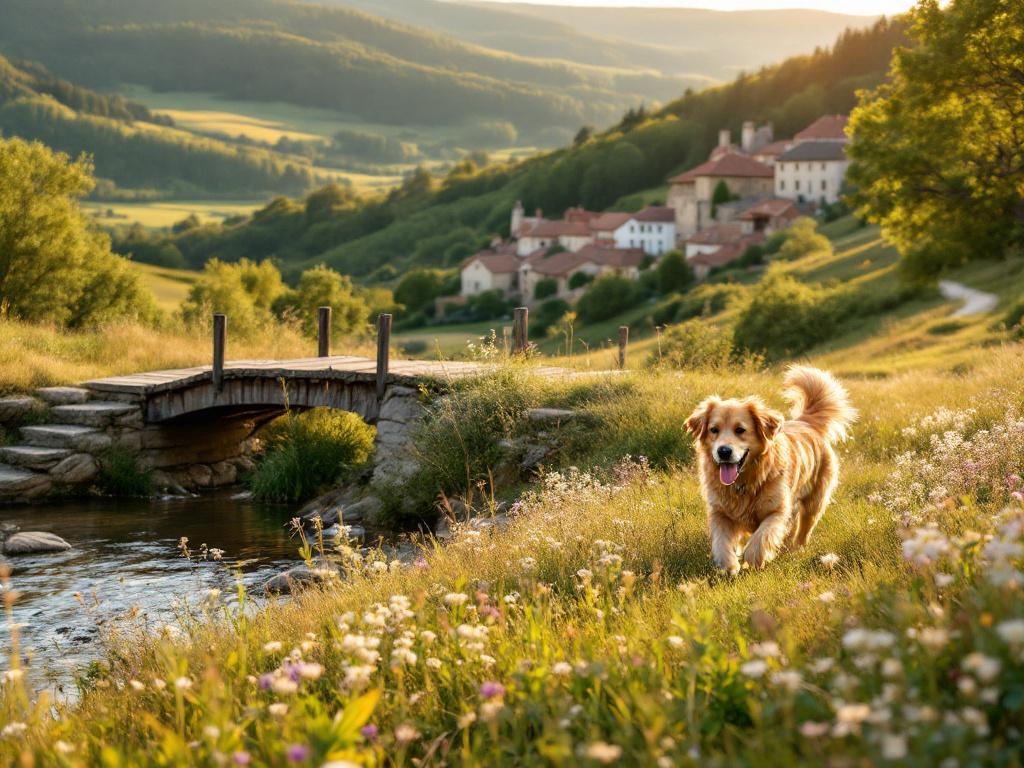 Chien en cevennes