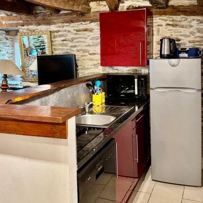 Espace cuisine gite castagnere cevennes