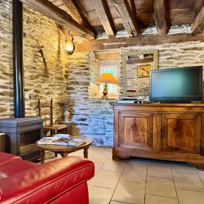 Espace télé gîte Castagnere en Cevennes
