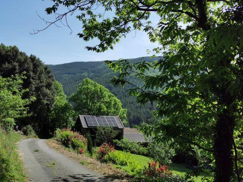 Arrivée au Gite Castagnère en Cévennes