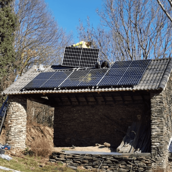 Installation Photovoltaique Castagnere en Cévennes